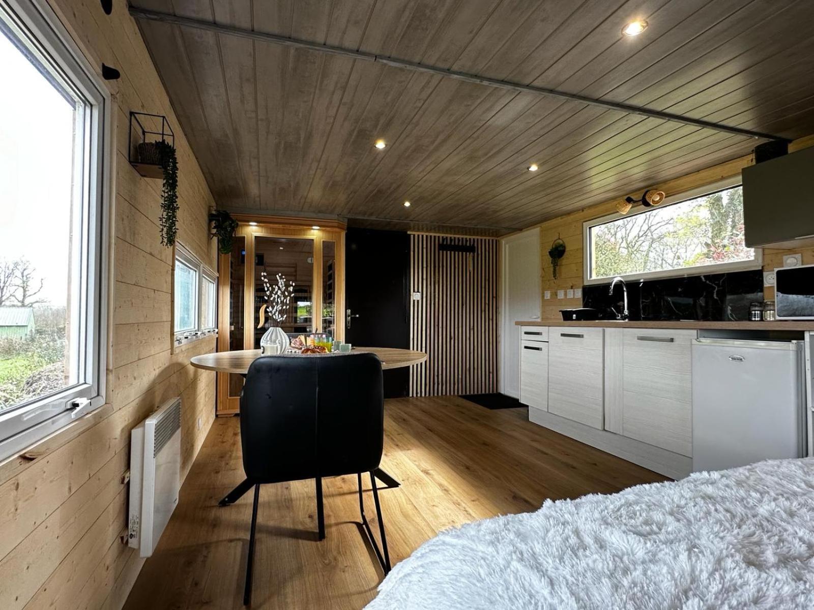 Bannalec La Cabane D'Emma Spa&Sauna Prive מראה חיצוני תמונה