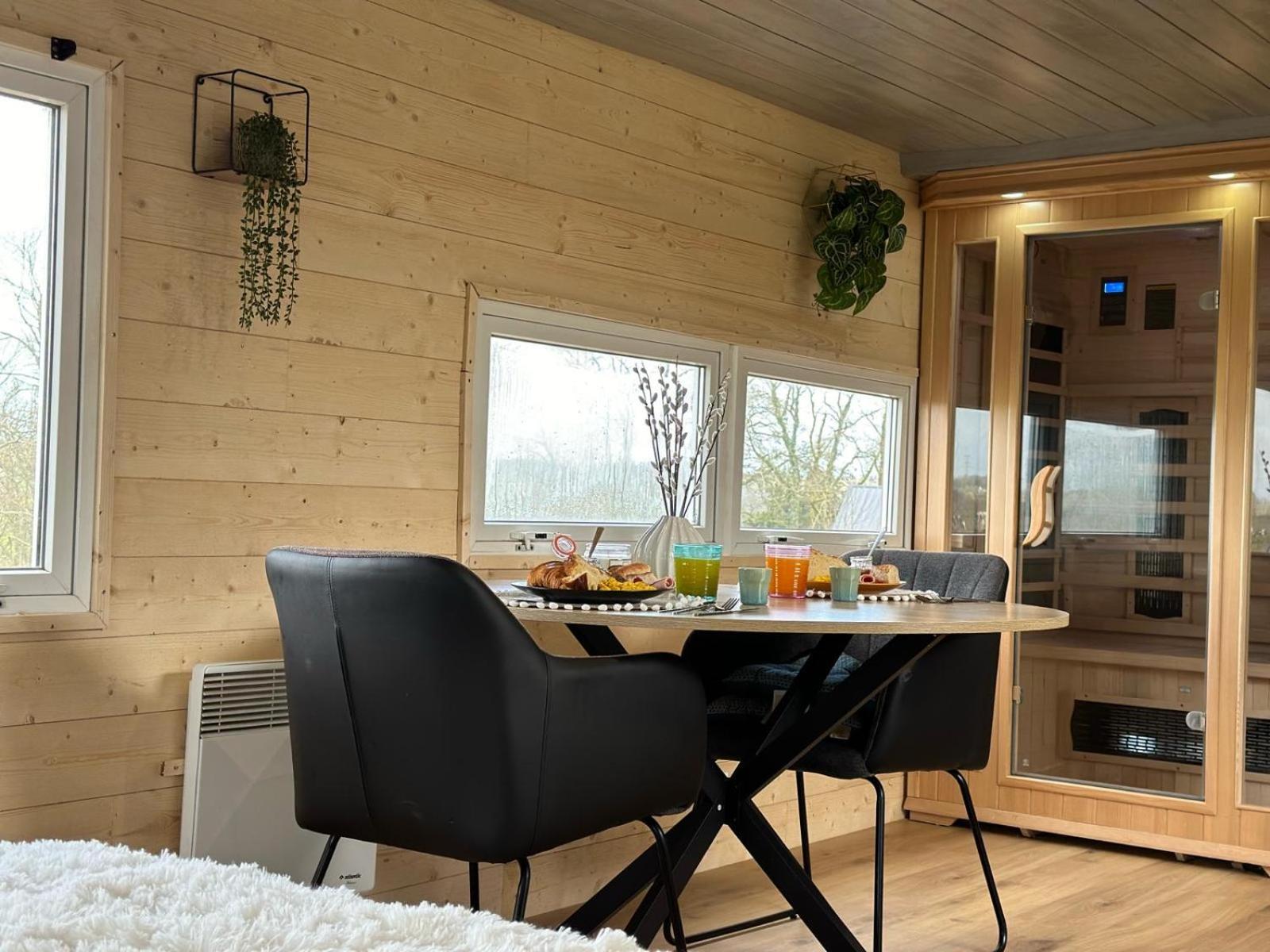 Bannalec La Cabane D'Emma Spa&Sauna Prive מראה חיצוני תמונה